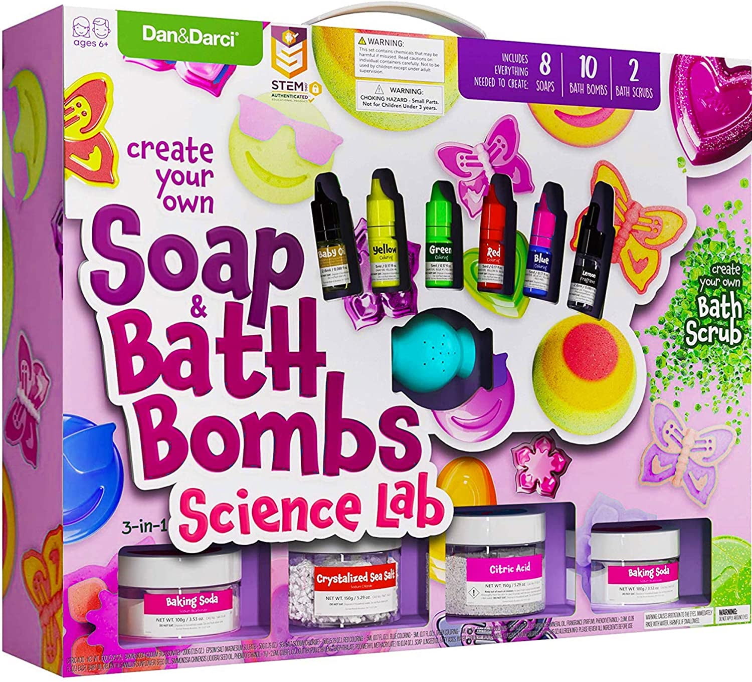 Creative Kids Bubble Soap Kit Vanilla and Lavender Soap Making Kit