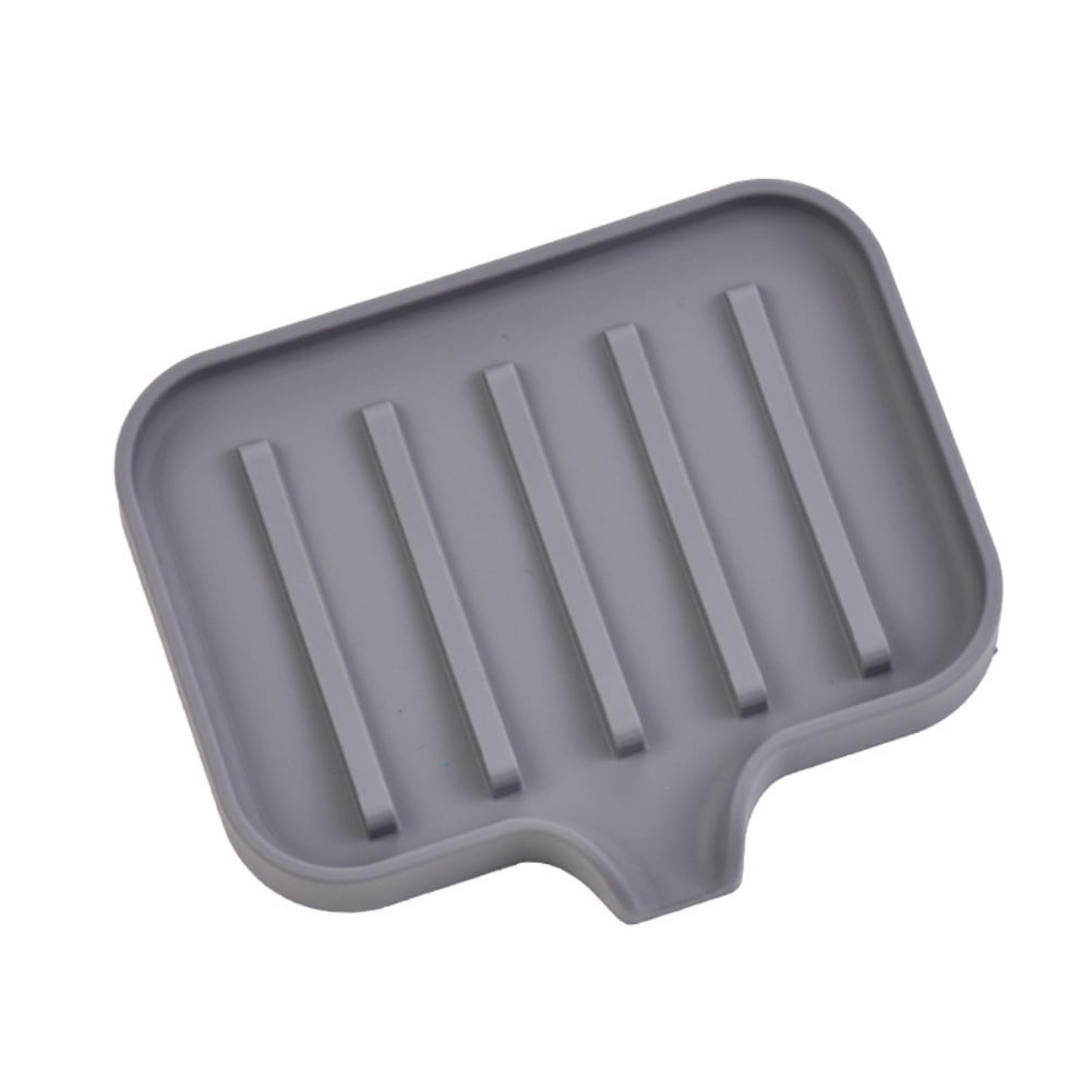 Soap Box,Drainage And Diversion Type,Silicone,No Punching,No Water