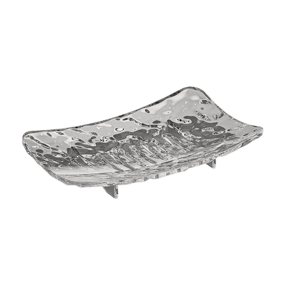 Soap Box With Glacier Pattern, Household High Value Drain Soap Rack, Gray Plastic Soap Storage, Hollow Drainage Design, Bathroom Kitchen Soap Holder, Ergonomic Edge Organizer