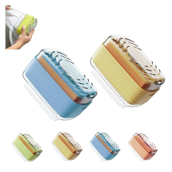 Soap Box Roller Dispenser, Portable Bar Soap Dispenser, Laundry Soap Holder for Home