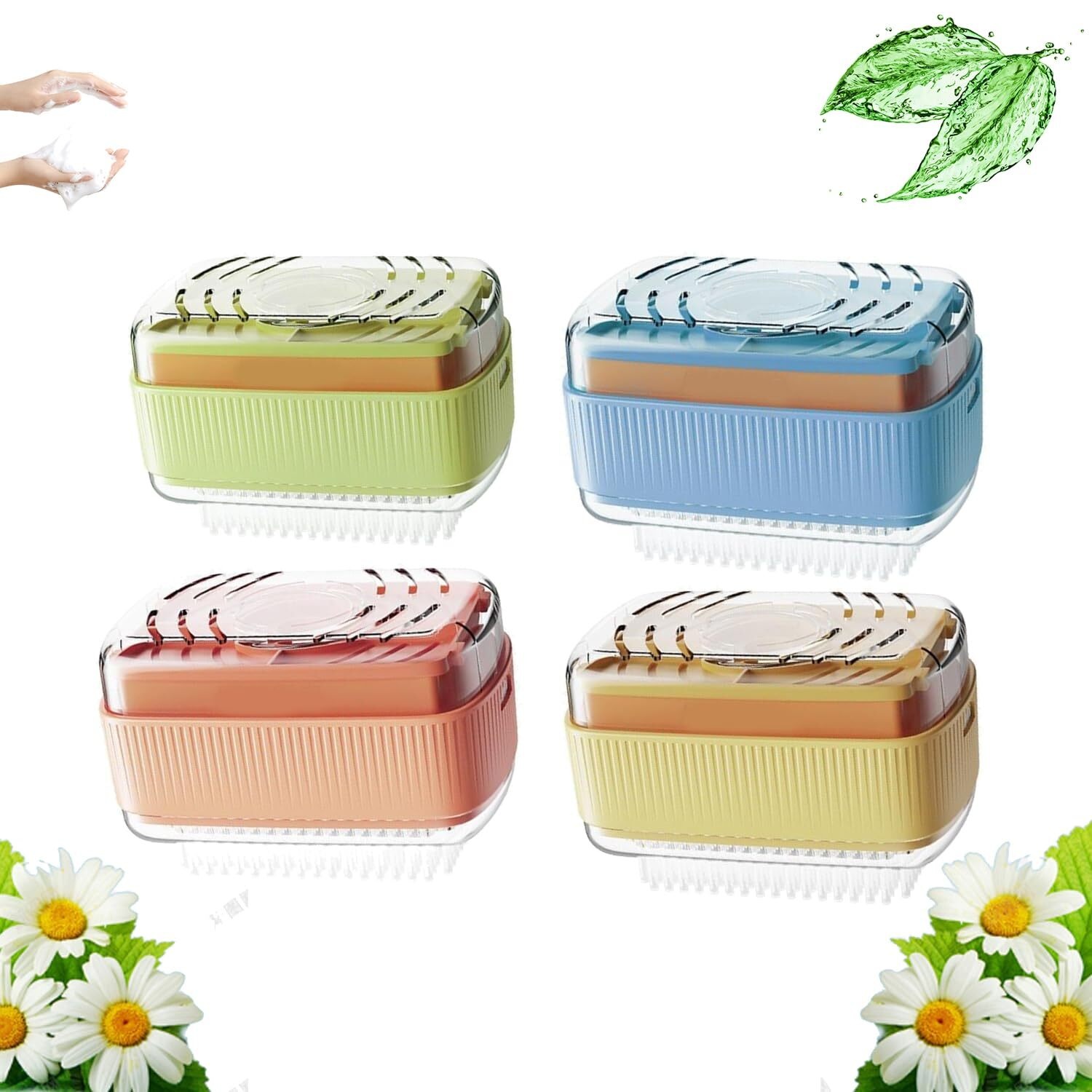 Soap Box for Cleaning, Soap Box with Rollers, Soaps Boxs for Laundry ...