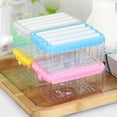 thumbnail image 1 of Soap Box with Bubbler Hands Free Transparent Detachable Easy to Clean Storage Plastic Roller Style Soap Holder Bathroom Accessories, 1 of 1