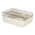 thumbnail image 1 of Soap Case With Lid & Water Drainage Hole Bathroom Sink Convenient Travel Easy Drainage Countertop Soap Dish Bathrrom Space Management & Travel Essentials, 1 of 5