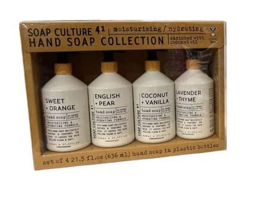 Soap Culture Hand Soap Collection 4 Scent Variety, 21.5 Fluid Ounce