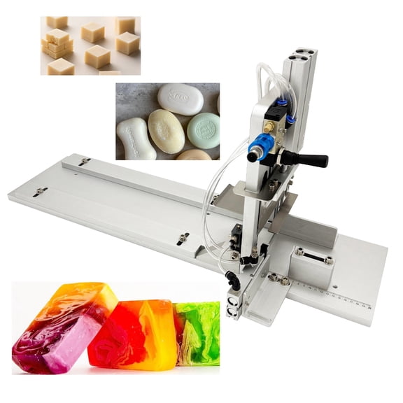 Soap Cutting Slicing Machine Pneumatic Manual Desktop Small Semi-Automatic