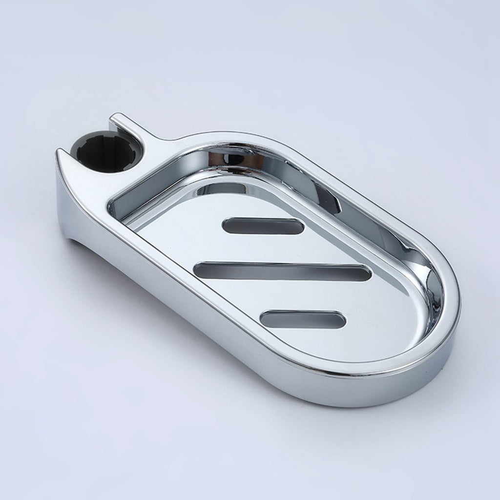 Soap Dish Adjustable Shower Rail Soap Plates Smooth Bathroom Holder