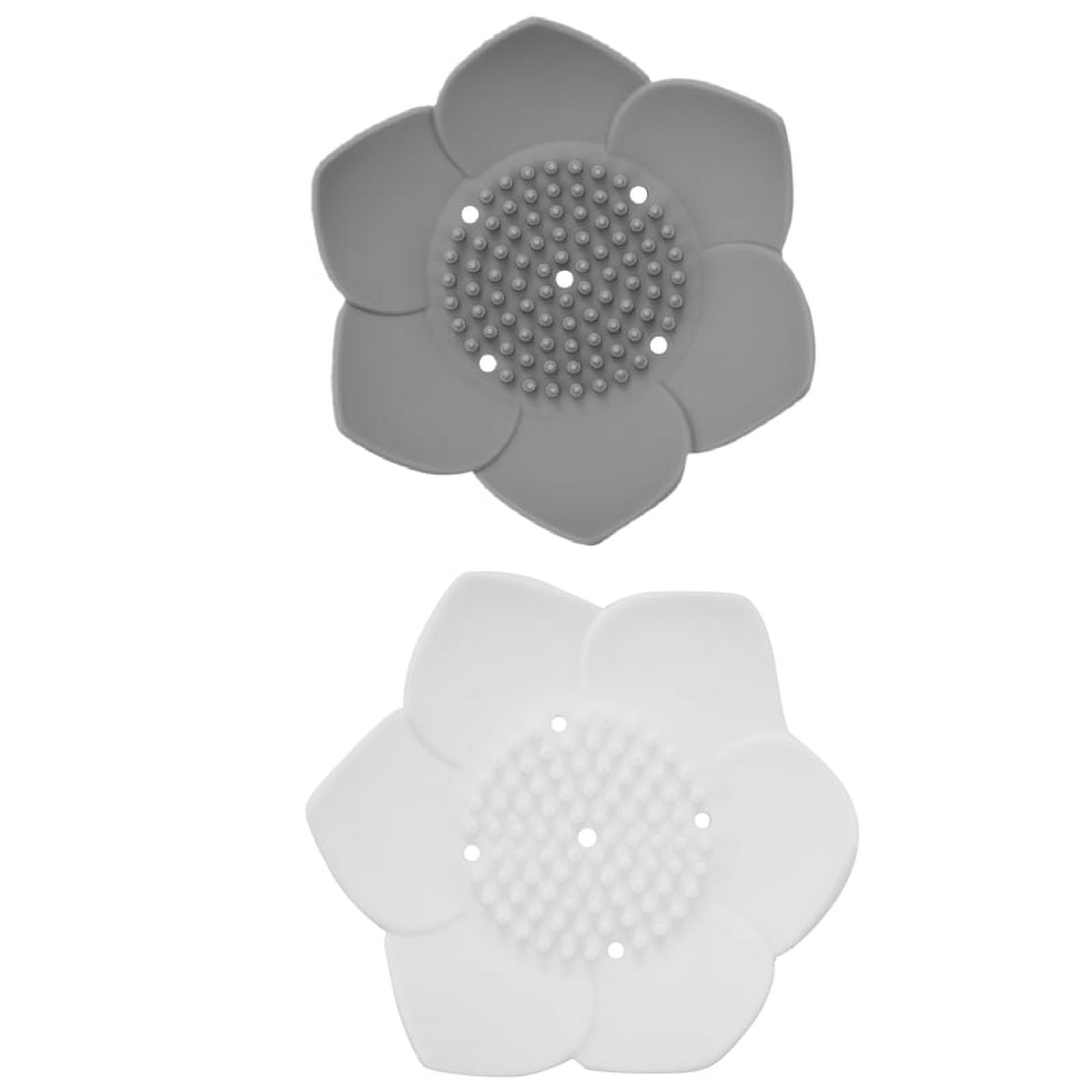 Soap Dish, Bar Soap Holder Case with Drain Holes, Silicone Soap Tray