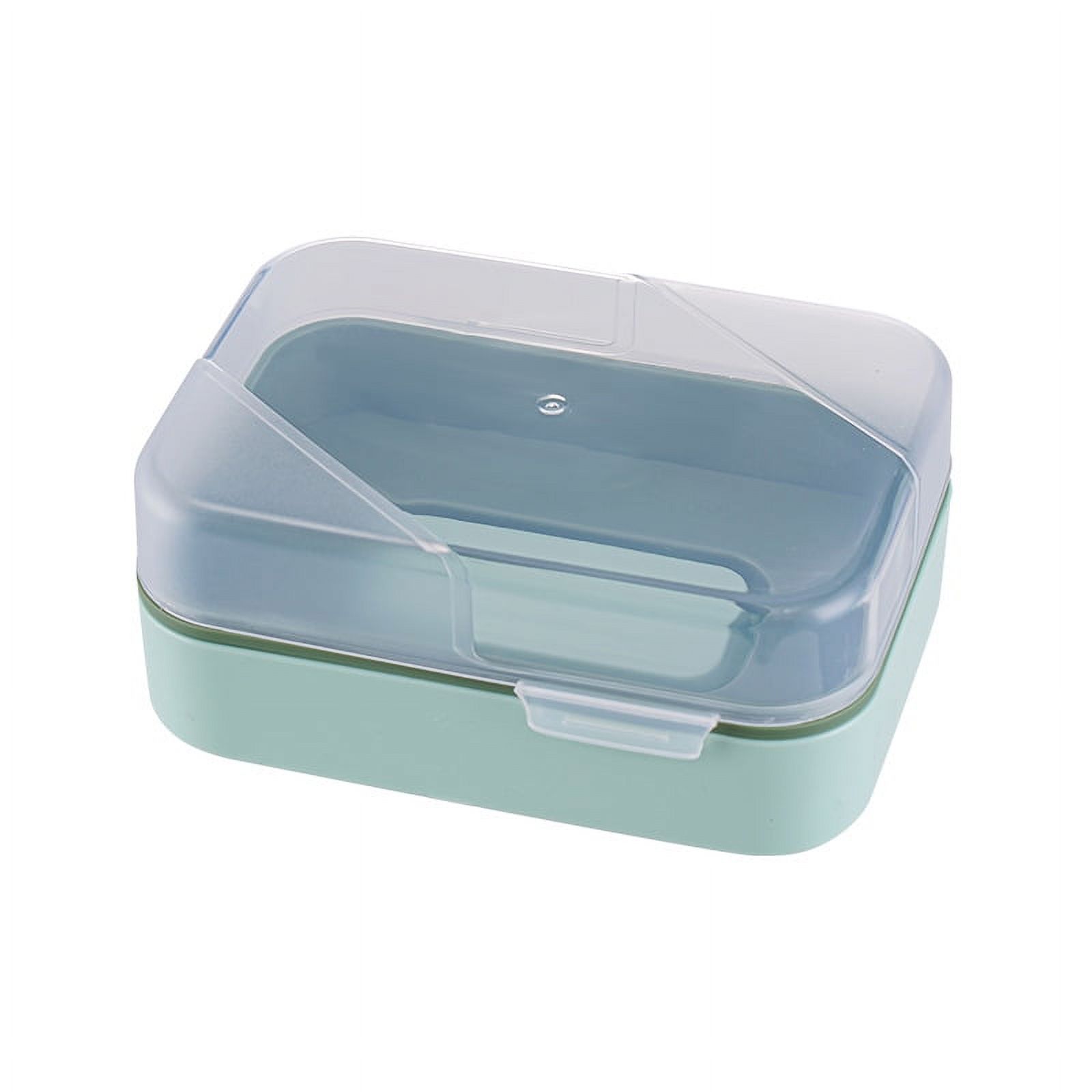 Soap Dish Box with Lid Bathroom Soap Box Soap Container Portable Shower