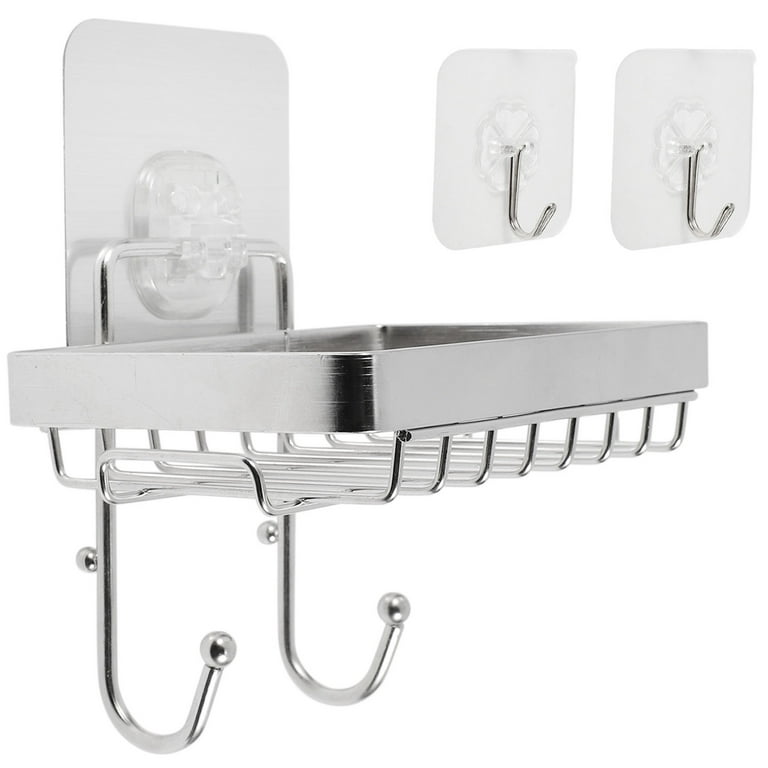 Bar Soap Holder for Shower Wall, Stainless Steel Adhesive Soap