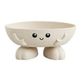 thumbnail image 1 of Soap Dish, Self Draining Soap Holder, White Leaf Shape Ceramic Soap Tray for Bathroom and Kitchen, Easy to Clean, Durable and Stable Design, Multipurpose Bar Soap Storage, 1 of 4