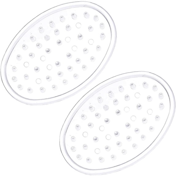 Better Houseware Soap Dish, Set of 2 Holder, Non-Slip Plastic Bar Holder Shower for Bathroom Organization Saver Dishes