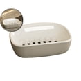 thumbnail image 1 of Soap Dish for Shower, Bar Soap Holder with Drainage Layer Tray for Bathroom Kitchen Bathtub Sink - Extend Soap Life, Keep Soap Bars Dry Clean & Easy Cleaning, 1 of 5
