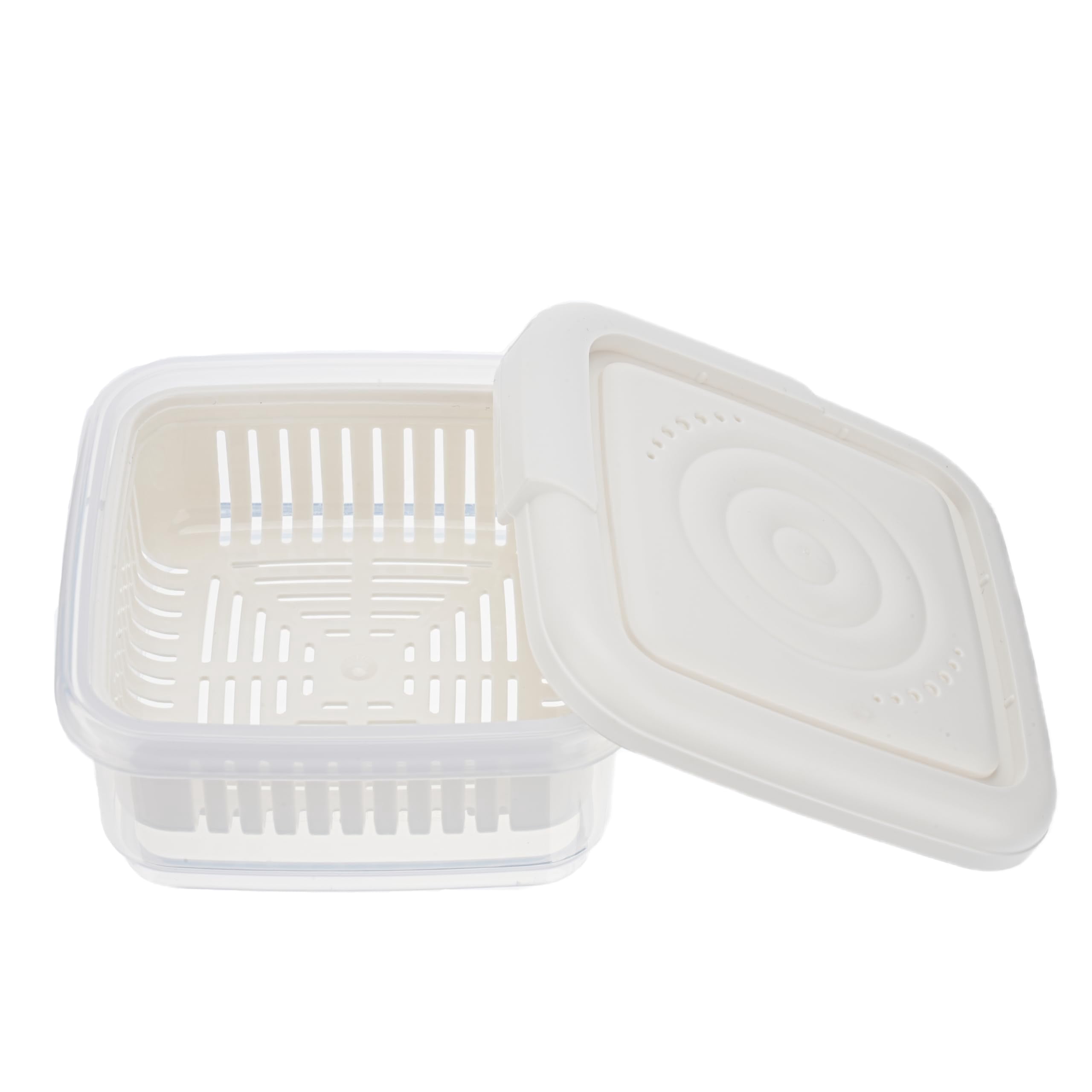 Square Soap Box Soap Dish, Square Soap Travel Case with Drainage Layer, Leak-Proof Soap ...