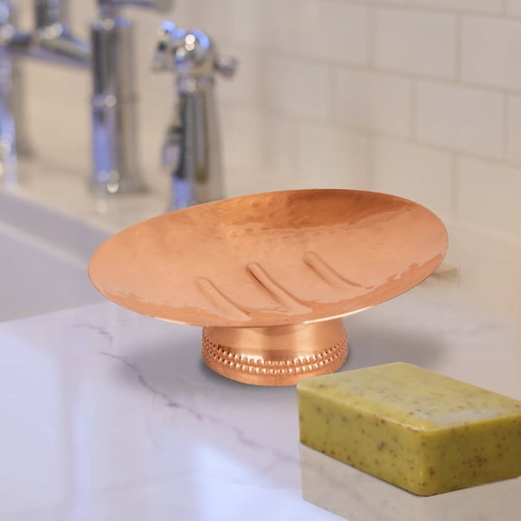 Soap Dish for Bathroom Counter,Shower & Kitchen | Hammered