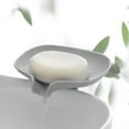 thumbnail image 1 of Soap Dish with Drainage, Self Draining Soap Holder, Tilted Soap Rack Easy Clean Plastic for Bathroom, Shower, and Kitchen Sink, 1 of 6