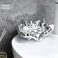 thumbnail image 1 of Soap Dishe Soap Holder Plastic Bar Soap Holder Self Draining Soap Container Soap Saver Soap Tray for Shower Bathroom Kitchen (Silver), 1 of 6