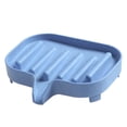 thumbnail image 1 of Soap Dishes 1pc Blue Bathroom Drainage Heightening Base Soap Box Storage Box Kitchen Sponge Storage Soap Rack(Blue), 1 of 3