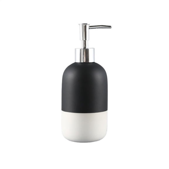 450ML Large Capacity Dispenser BottleHigh Grade Vintage Ceramic Lotion BottlePress Empty BottleSoap Dispenser