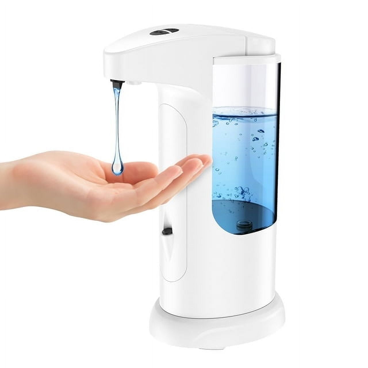 Soap Dispenser, AMIR Hand Soap Dispenser Waterproof Automatic Soap Dispenser for Kitchen Bathroom Facial Cleanser Washroom White