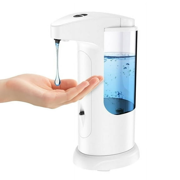 Soap Dispenser, AMIR Hand Soap Dispenser Waterproof Automatic Soap Dispenser for Kitchen Bathroom Facial Cleanser Washroom White