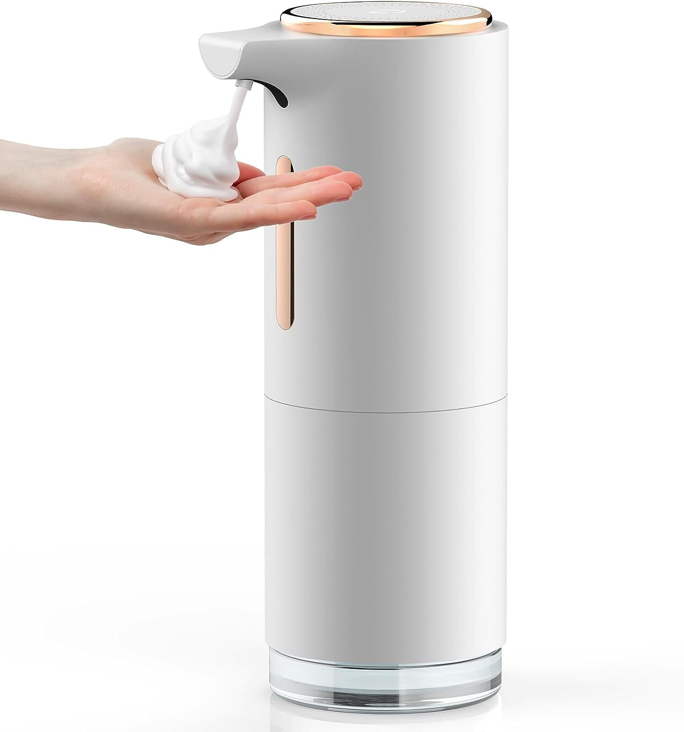Soap Dispenser, Automatic Soap Dispenser, 3-Level Automatic Foaming Soap Dispenser, 10OZ Foaming Hand Soap Dispenser with Aromatherapy, USB Rechargeable Automatic Soap Dispenser for Bathroom,Kitchen