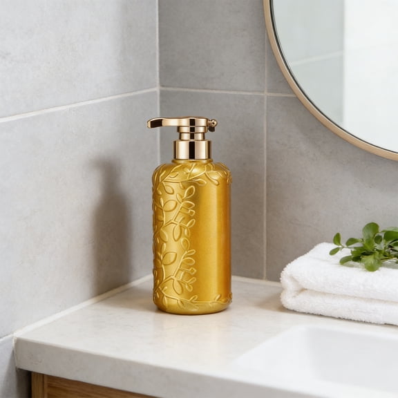 Soap Dispenser Bottle, 500ml Refillable Pump Container, Decorative Hand Wash Bottle, Stylish Container for Bathroom, Kitchen, Toilet & Wash Station Supplies