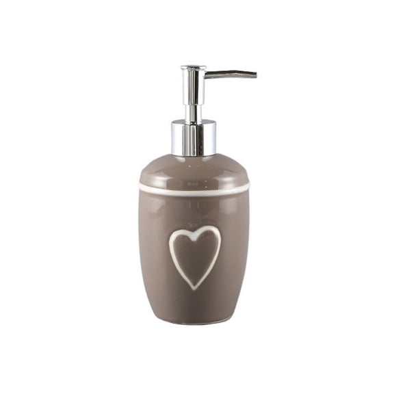Ceramic Dispenser Bottle Hotel Shampoo Empty Bottle Press Soap Dispenser 410ML Home Shower Gel Bottle