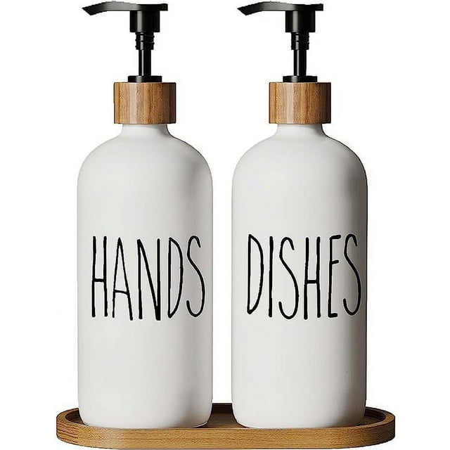 Soap Dispenser,Dish Soap Dispenser for Kitchen Sink.Glass Hand Soap