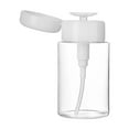 thumbnail image 1 of Soap Dispenser Empty Plastic Pump Bottles,Dispenser Refillable Shampoo Container for Hand,Transparent Press Bottle 200ml Makeup Remover Lotion Alcohols Nail Polish Remover Press Bottle Travel, 1 of 8