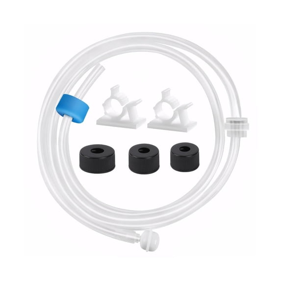 Soap Dispenser Extension Tube Kit for Kitchen Sink, Soap Dispenser Tube with,Sink Soap Dispenser Extension Tube Kit with Check Valve, No Need to Fill the Little Bottle Again(White,)