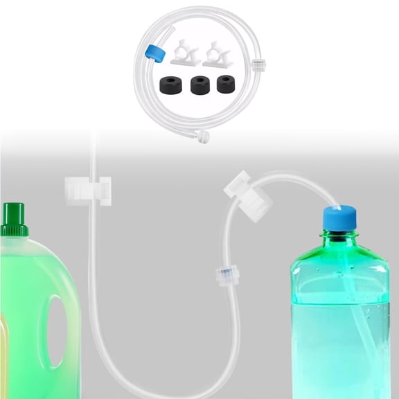 Soap Dispenser Extension Tube Kit With Upgraded Check 47" Under Counter Soap Dispenser TubeforKitchen Powerful Suction No More Refilling Tiny Bottle, 1.2M Soap Dispenser Extension Tube