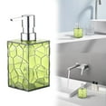 thumbnail image 1 of Soap Dispenser (Lotion Dispenser, Bath Accessory), Green, Acrylic Soap Dispenser, Modern Design, For Kitchen & Bathroom, Reusable, Meiiso, 1 of 9