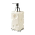 thumbnail image 1 of Soap Dispenser Refillable Glass Soap Dispenser with Rust Resistant Stainless Steel Pump Hand Soap Liquid Dispenser Fit for Kitchen and Bathroom 450ml White, 1 of 6