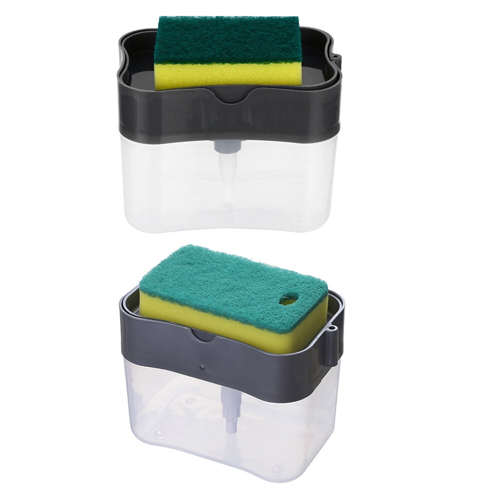 Soap Dispenser Sink Sponge Holders Hand Sanitizer Liquid Containers
