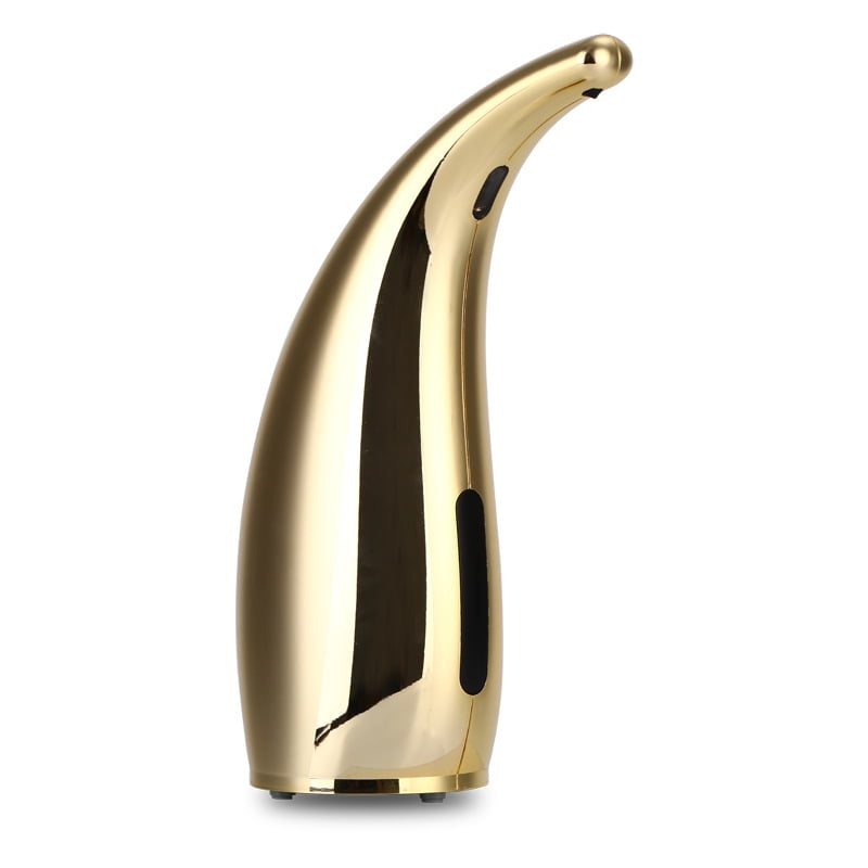 Soap Dispenser,Touchless Bath Kitchen Countertop Automatic Soap Dispenser with Infrared Motion Sensor,IPX6 Waterproof.Perfect for Bathroom and Kitchen.（golden）