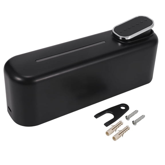 Soap Dispenser Wall Mount, 350Ml Hand Liquid Dispenser Black