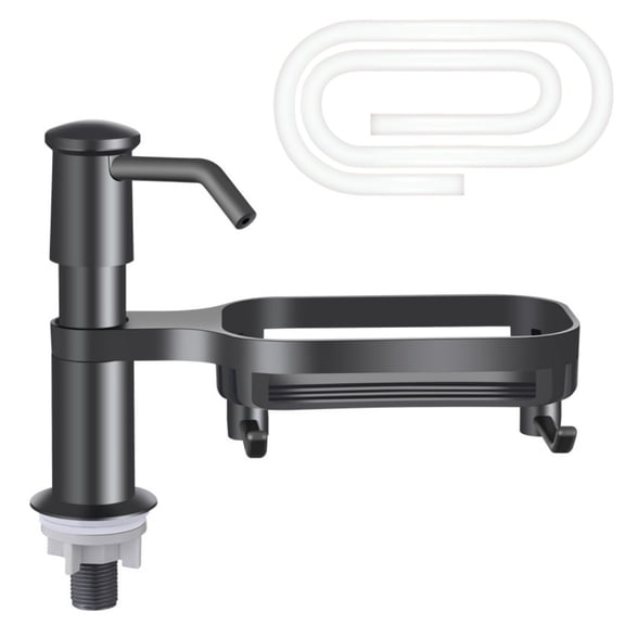 Soap Dispenser With 40In Extension Tube For Kitchen Countertop Sink Pump