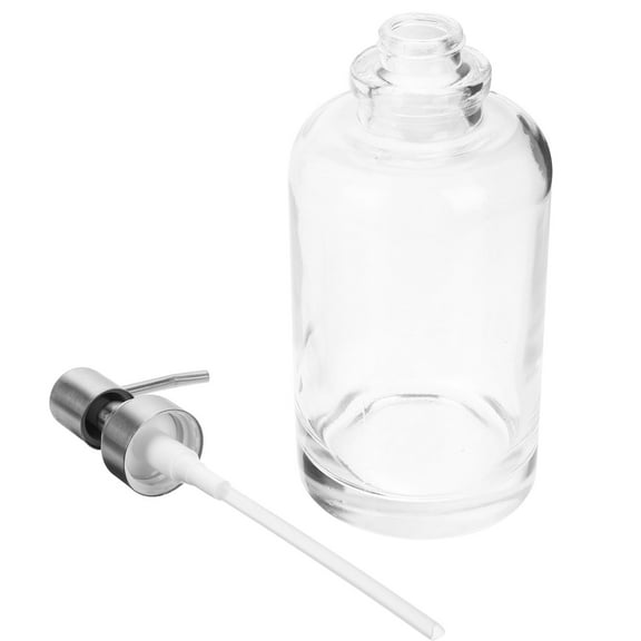 Homoyoyo Soap Dispenser Bathroom Transparent Glass 1 Set