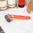 thumbnail image 1 of Soap Dispensing Dish Brush Storage Set,Good Grips Soap Dispensing Dish Scrub Brush,Cleaning Brush,Kitchen Brush with Holder for Pot Pan Sink Cleaning, 1 of 6
