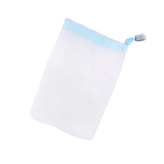 Soap Foaming Net, 9*11Cm With Flat Buckle - 1 Foaming Net, Soap Bag Suds Maker Mesh Net Bags Sack Bath Pouches Holder, Easter, St. Patrick'S Day, Wedding, Beauty Tools, Beauty Equi Makeup Organizers