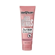 Soap & Glory Heel Genius Moisturizing Foot Cream, Foot Exfoliator for Cracked and Dry Heels, 4.2 fl oz
