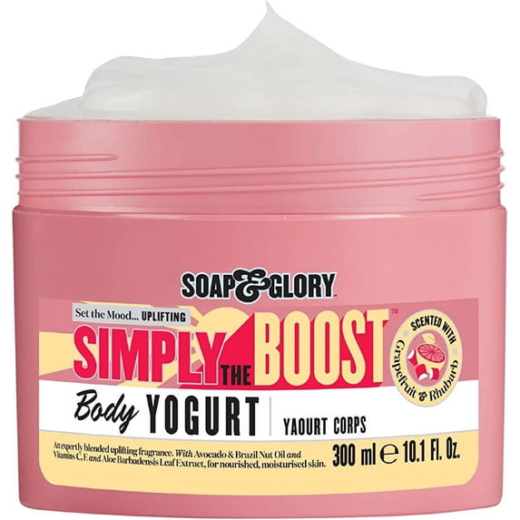 Soap & Glory Simply The Boost Body Yogurt NOURISHING BODY MOISTURISER 10 fl oz *EN