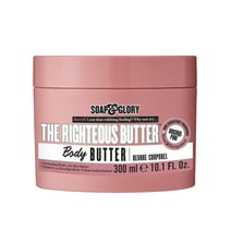 Soap & Glory The Righteous Butter Moisturizing Body Butter with Vitamin E and Shea Butter, 10.1 oz