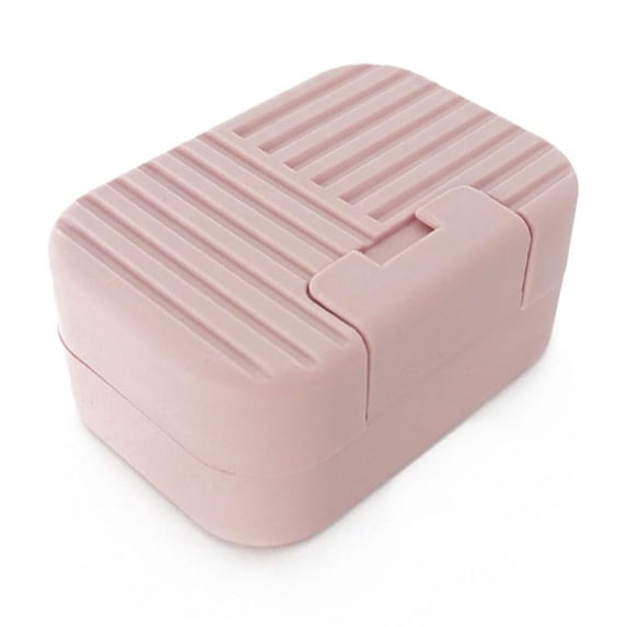 Soap Holder Case Portable Bar Soap Box Travel Leakproof Soap Storage Container Plastic Soap Dish with Lid Cover for Bathroom Shower Kitchen Sink Travel Camping Hiking Gym Outdoor