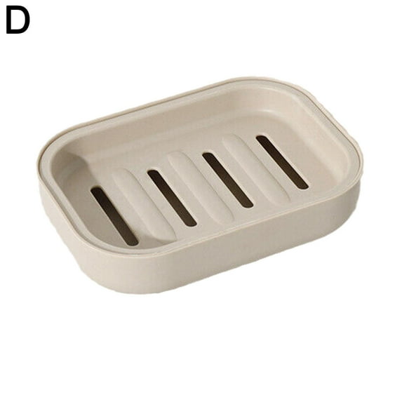 Soap Holder Dish Bathroom Shower Storage Plate Stand Box Container Tray Case~ N7C4