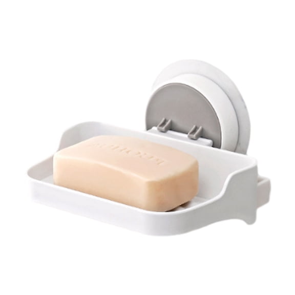 Soap Holder for Shower, Suction Cup Soap Dish Wall Mounted, Bar Soap Dish for Shower, Bathroom, Tub, Kitchen Sink, Self-Draining for Keep Dry, Soap Basket Drill-Free & RemovableStyle:Style 1;