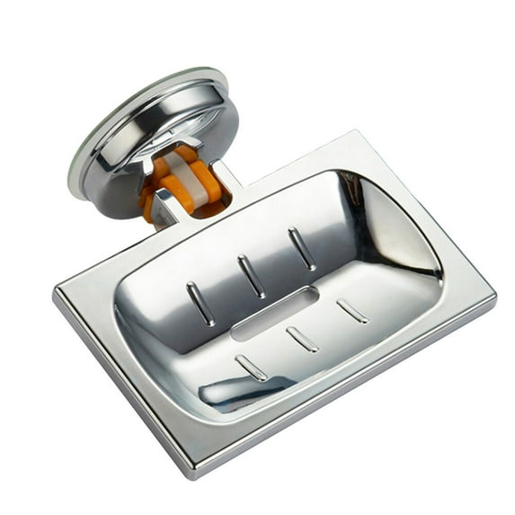 FUEENIRVA Wall Mount Soap Organizer with Hollow Carved Design for Bathroom and Kitchen Use