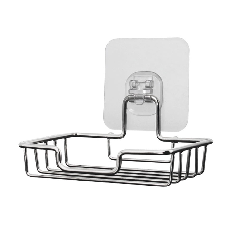 Soap Holder Shower Wall Mounted Stainless Steel Adhesive Soap Dish