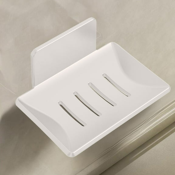 Soap Holder under $5! CQCYD Stainless Steel Soap Box Wall Mounted, Perforated Drainage Soap Holder, No Drill Bathroom Storage Rack for Shower Toilet