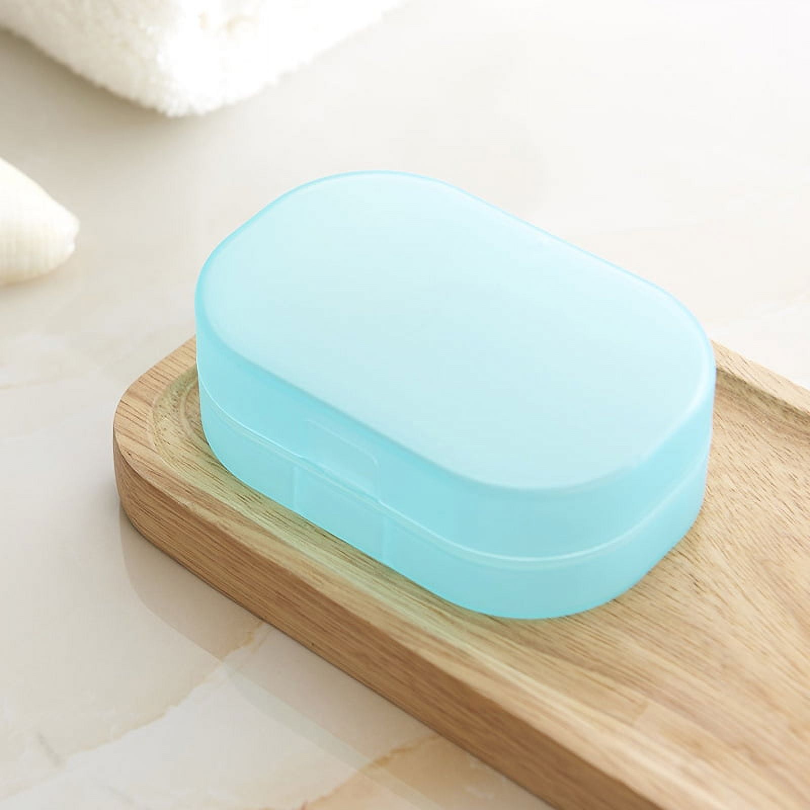 Soap Holder with Lid Soap Container Water Absorption Sponge Bar Soap